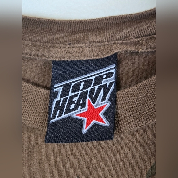 Vintage Y2K Top Heavy Grunge Mall Goth Skull And Wings T-shirt, Small - Picture 2 of 3